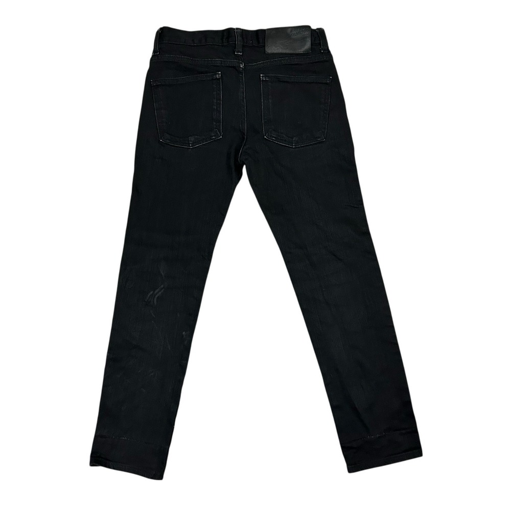 Naked and Famous Super Guy Jeans Mens 31X28 Black Power Stretch Denim - Picture 3 of 12